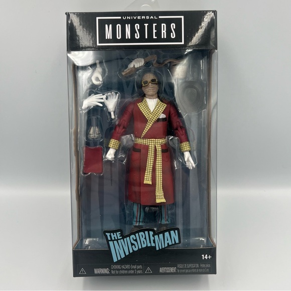 Jada Toys 6" Universal Monsters:  The Invisible Man Action Figure - Picture 1 of 7